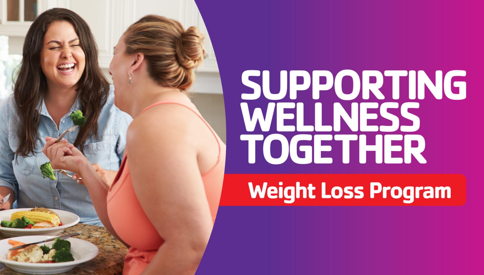Sign promoting weight loss program for women