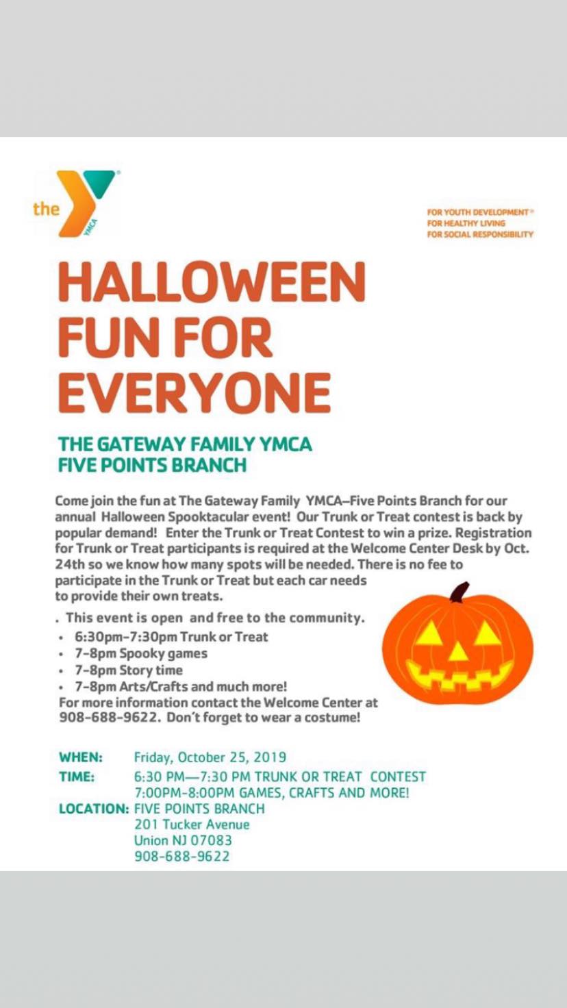 An advertisement for a halloween event.
