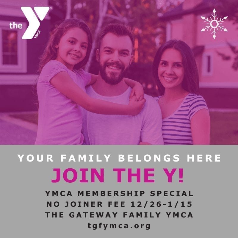 Ad for ymca membership special.
