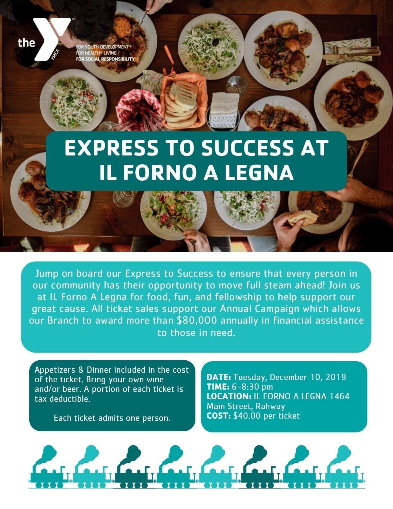 Advertisement for restaurant event.