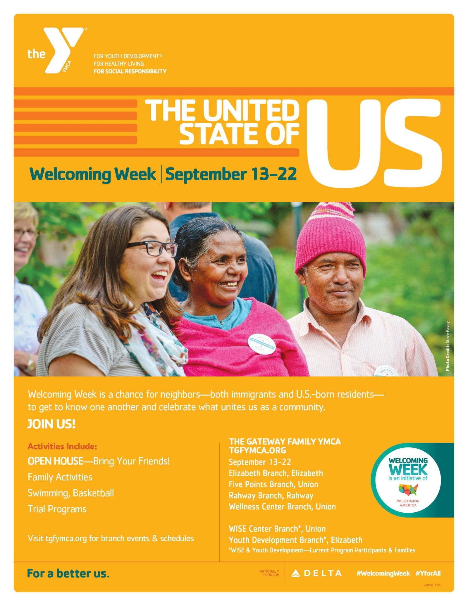Welcoming Week Flyer English