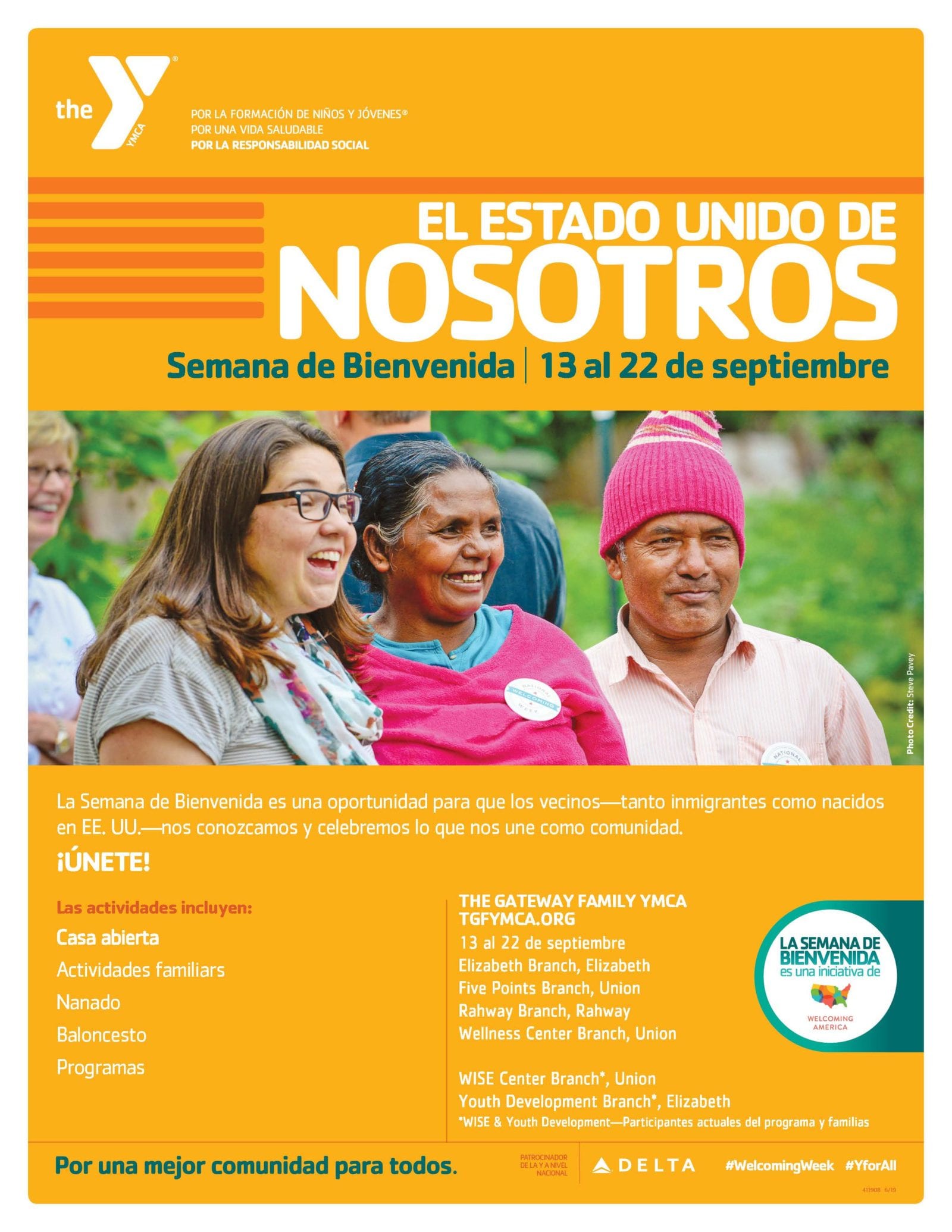 Welcoming Week Flyer Spanishn