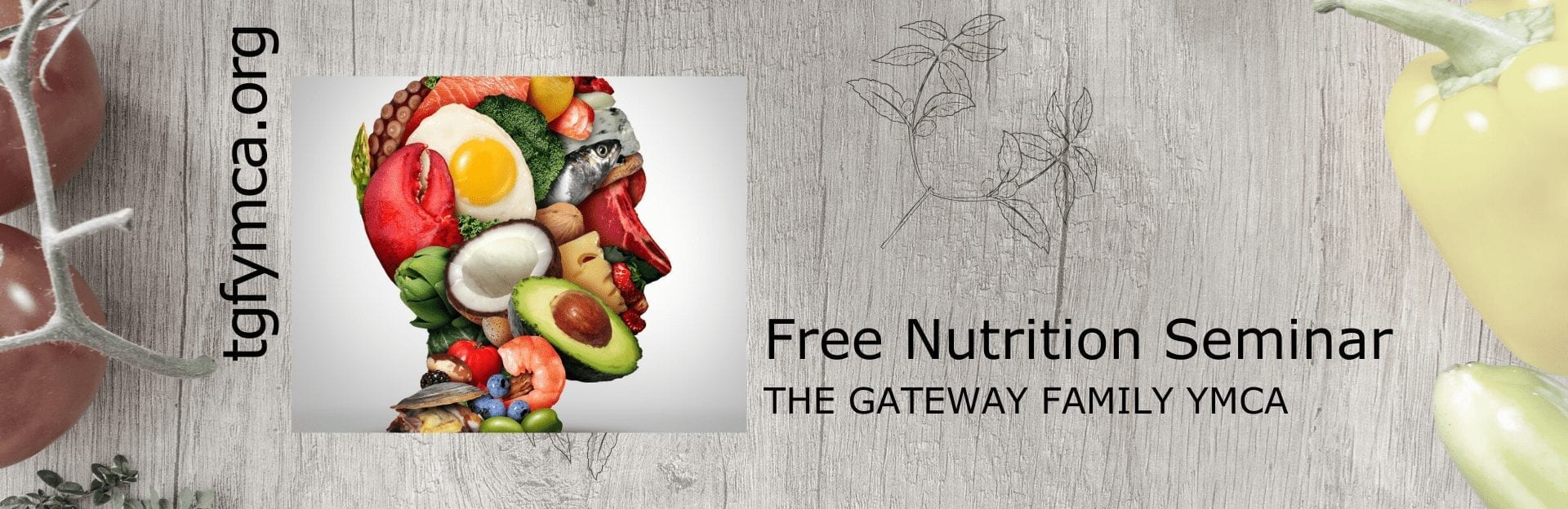 Image of flyer for nutrition seminar.