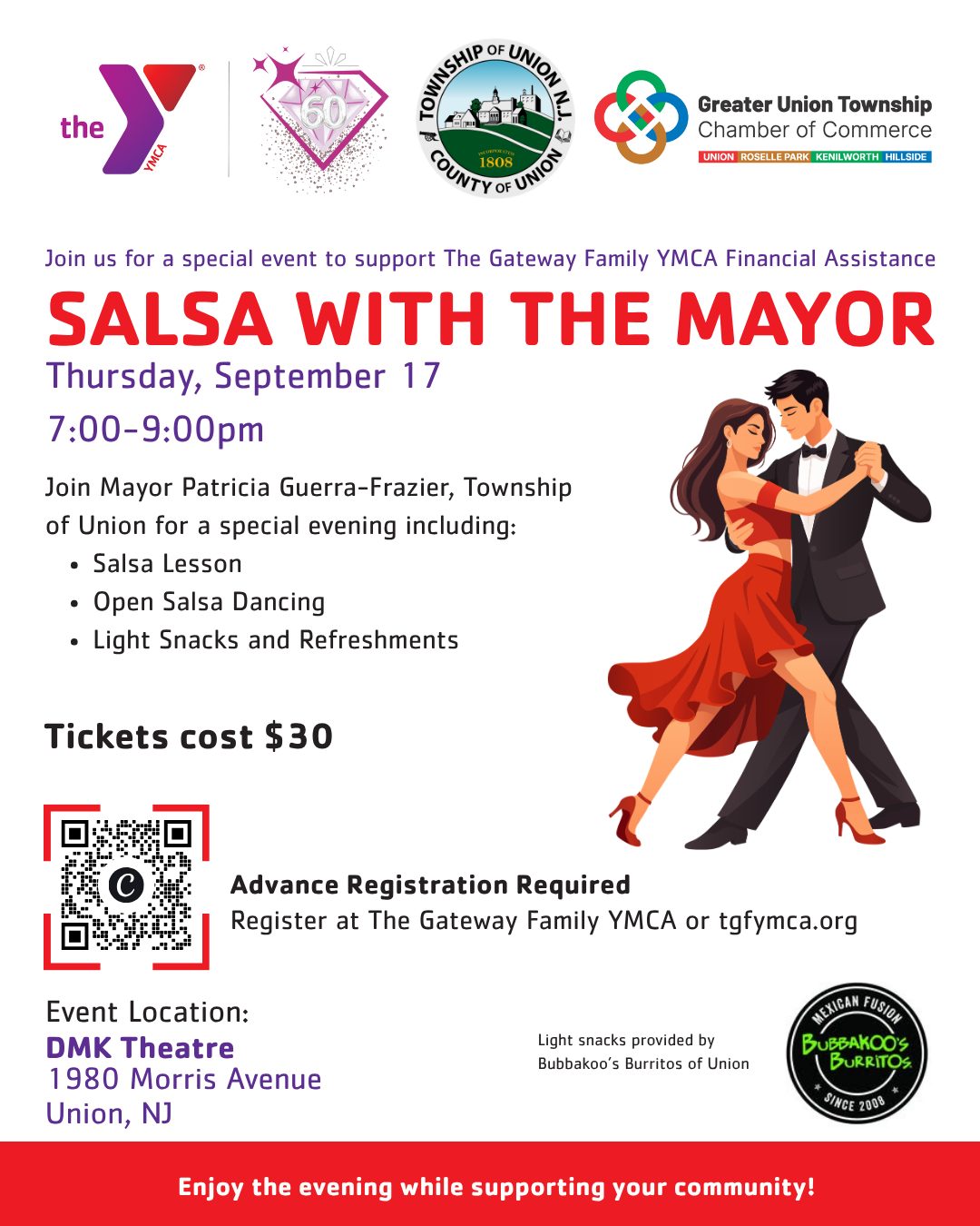 Salsa With The Mayor Flyer